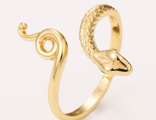 Snake Shaped Open Ring | Twelfth XII