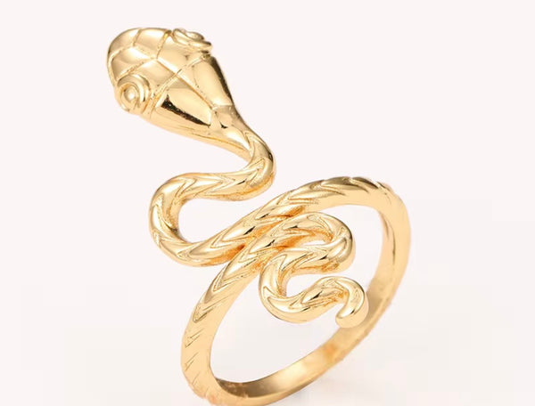 Snake Shaped Open Ring | Twelfth XII