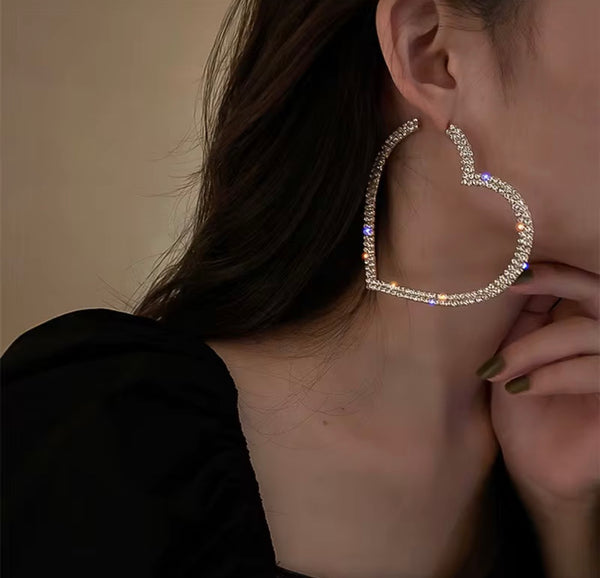 Big Heart Earrings