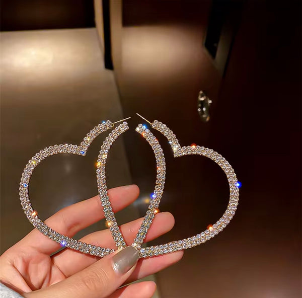 Big Heart Earrings