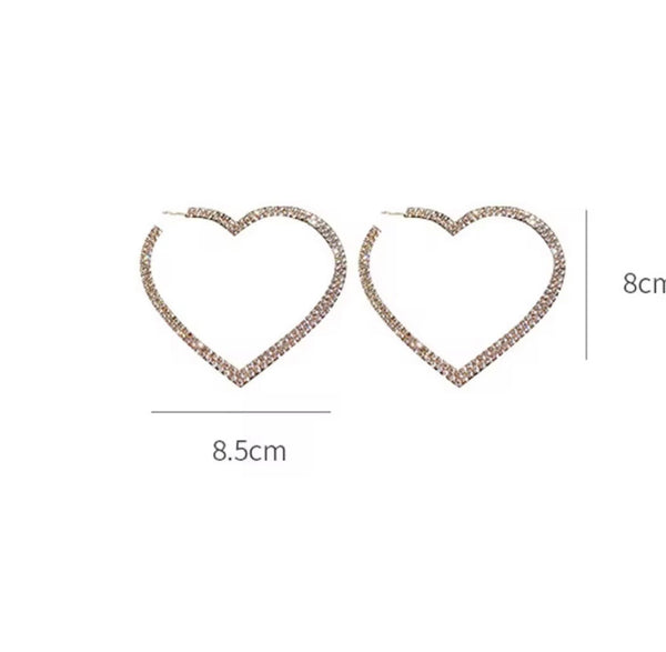 Big Heart Earrings