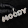 Custom Name Bubble Font Pendant | Twelfth XII
