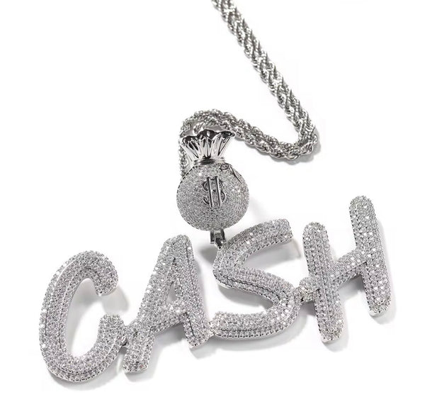 Custom Name Pendant with Money Dollar Bag | Twelfth XII