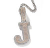 Custom Name Pendant with CZ Stones | Bold Font | Twelfth XII