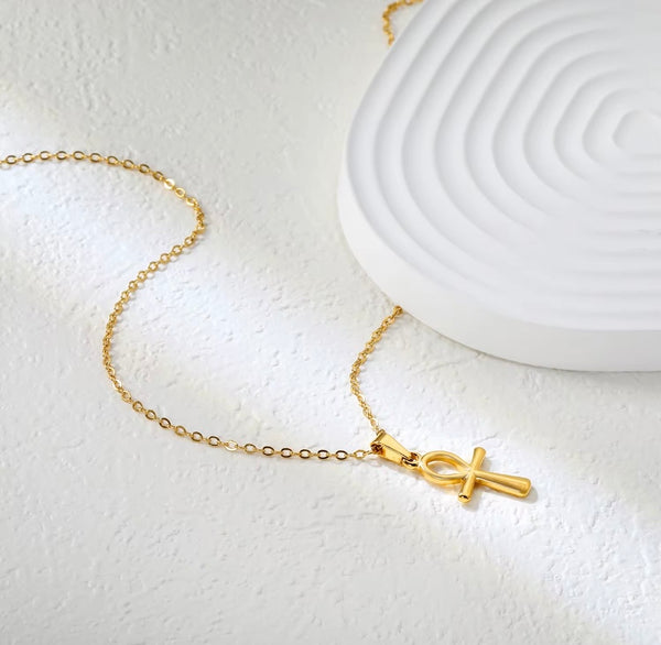 Ankh Necklace | 18k Gold-Plated