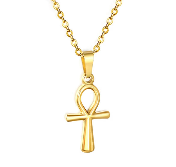 Ankh Necklace | 18k Gold-Plated