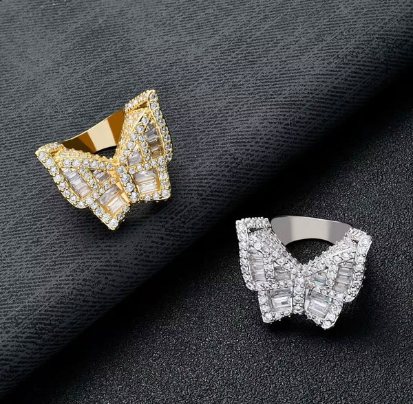 18k Gold Plated Butterfly Ring | Twelfth XII