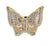 18k Gold Plated Butterfly Ring | Twelfth XII