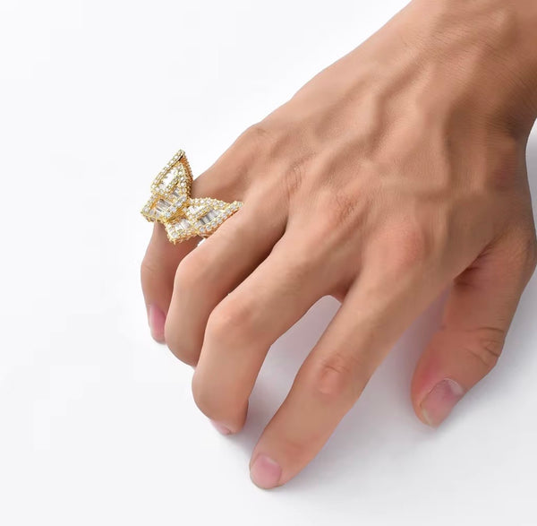 18k Gold Plated Butterfly Ring | Twelfth XII