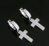 18k Gold Plated Cross Earrings