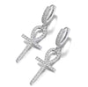 Ankh Cross Earrings