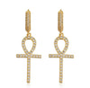 Ankh Cross Earrings