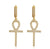 Ankh Cross Earrings