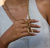 18K Gold OT Toggle Necklace | O Shaped Pendant | Twelfth XII