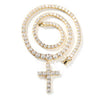 Diamond Cross Tennis Chain