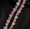 Heart Shaped Baguette Tennis Bracelet | Twelfth XII