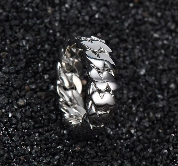 Gold Cuban Link Ring | Twelfth XII