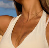 Dainty Gold Layered Lariat Y-Necklace