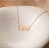 Personalized Triple Heart Name Necklace