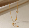 Personalized Name Lariat Necklace | Custom Vertical Letter Drop Necklace