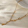 Personalized Name Lariat Necklace | Custom Vertical Letter Drop Necklace