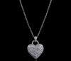 Moissanite Puff Heart Necklace