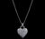 Moissanite Puff Heart Necklace