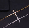 Cross Anklet — 18K Gold & Silver PVD Anklet