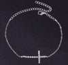 Cross Anklet — 18K Gold & Silver PVD Anklet