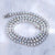 18" 4MM925S VVS MOISSANITE TENNIS CHAIN WHITE GOLD