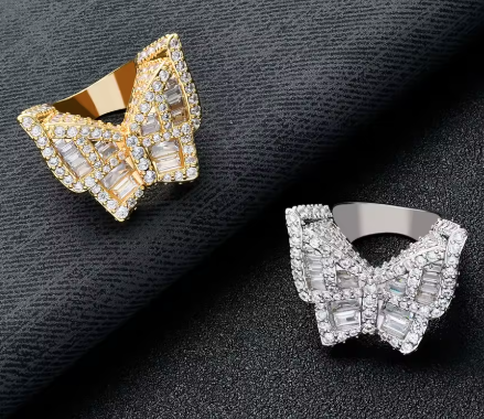 18k Gold Plated Butterfly Ring | Twelfth XII