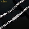 Moissanite Cross Link Chain