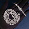 White Gold Rope Chain | 18k Gold Plated 925 Silver - Twelfth XII