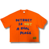 “DETROIT IS NOT A REAL PLACE” DETROIT BOXY TEE — PRE-ORDER (SHIPS OCT 1, 2025)