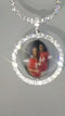 ROTATING CIRCLE MOISSANITE PICTURE PENDANT